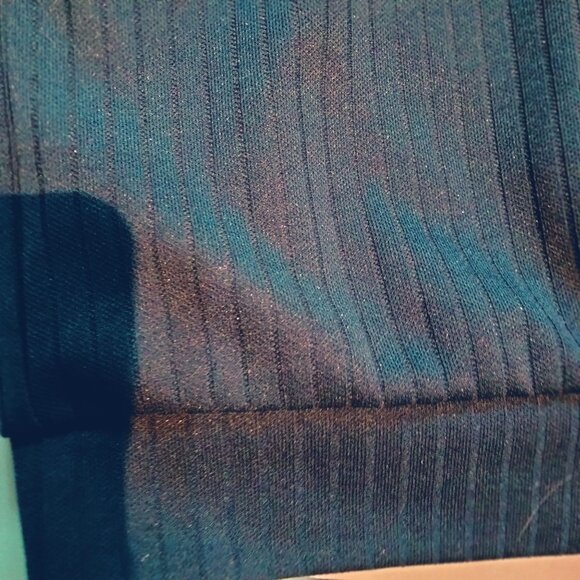 Haband Mens Collared Long Sleeve Pullover Shirt Navy Blue Large Vintage Retro - Picture 6 of 6